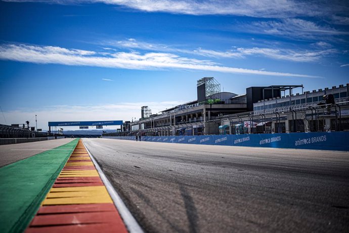 General view circuit illustration during the 2022 Moto GP Gran Premio Animoca Brands de Aragón, MotorLand Aragon motorcycle Grand Prix, from September 16 to 18, 2022 at MotorLand Circuit in Aragon, Spain - Photo Studio Milagro / DPPI