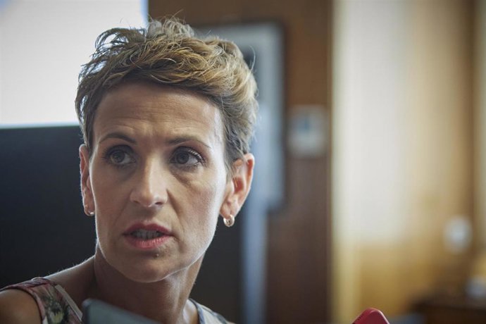 Archivo - La presidenta de Navarra, María Chivite.