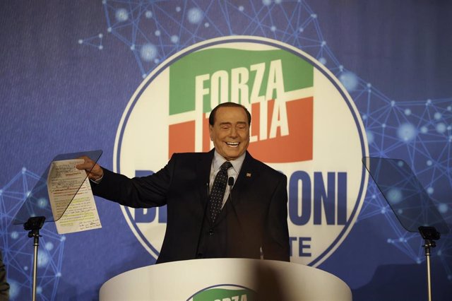 Archivo - El ex primer ministro de Italia Silvio Berlusconi.