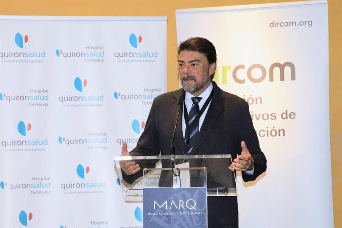 Archivo - Luis Barcala, alcalde de Alicante