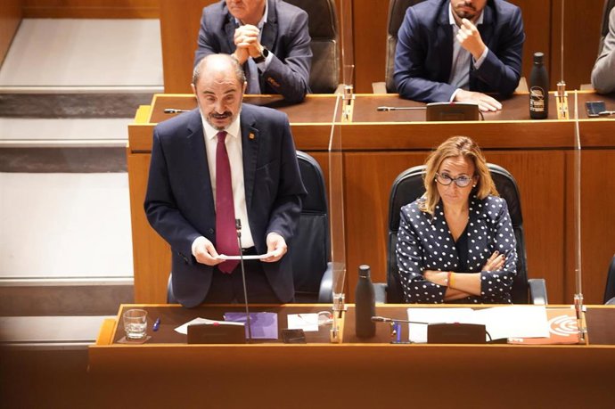 El presidente del Gobierno de Aragón, Javier Lambán.