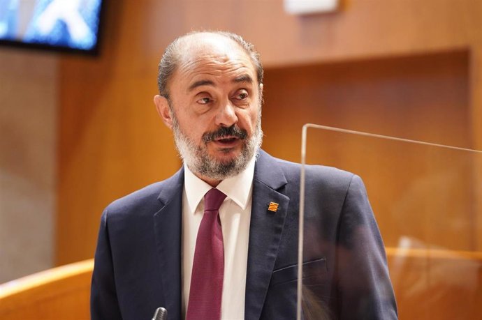 El presidente del Gobierno de Aragón, Javier Lambán.