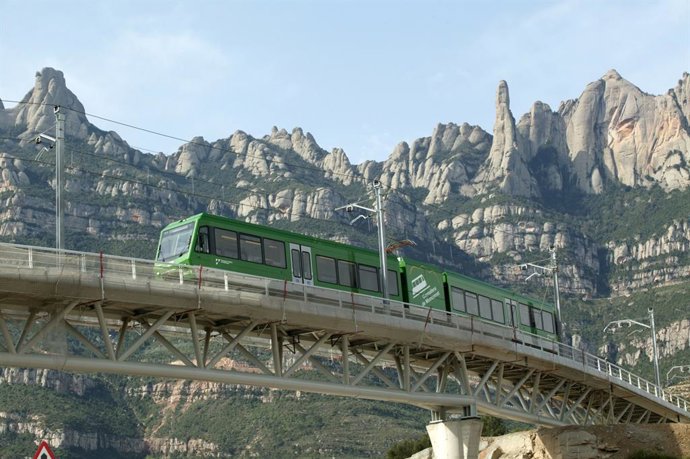 Archivo - Cremallera de Montserrat (Barcelona)