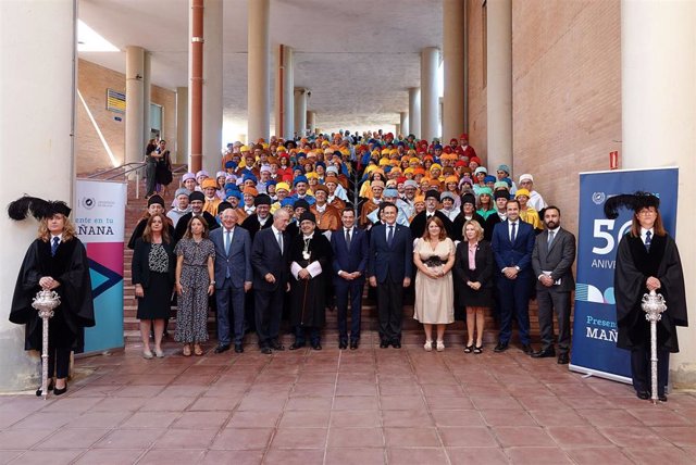 Acto de apertura del curso académico 2022/2023 de las universidades andaluzas, que ha tenido lugar en la UMA este viernes