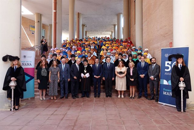 Acto de apertura del curso académico 2022/2023 de las universidades andaluzas, que ha tenido lugar en la UMA este viernes