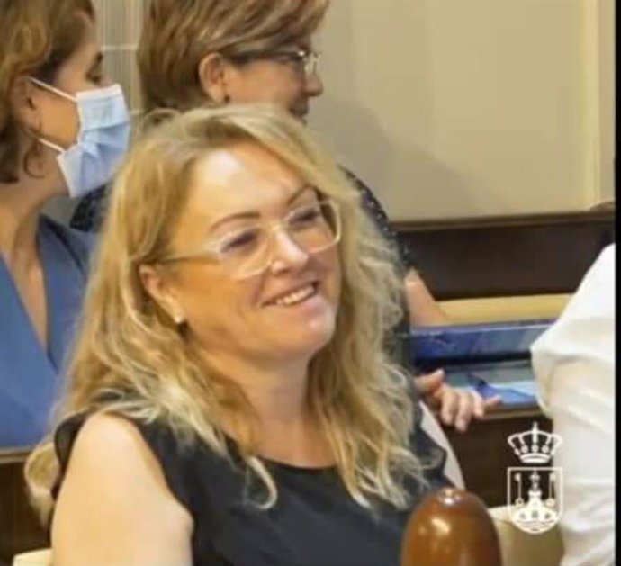 La portavoz 'popular' en el Ayuntamiento alcalareño, Sandra González.