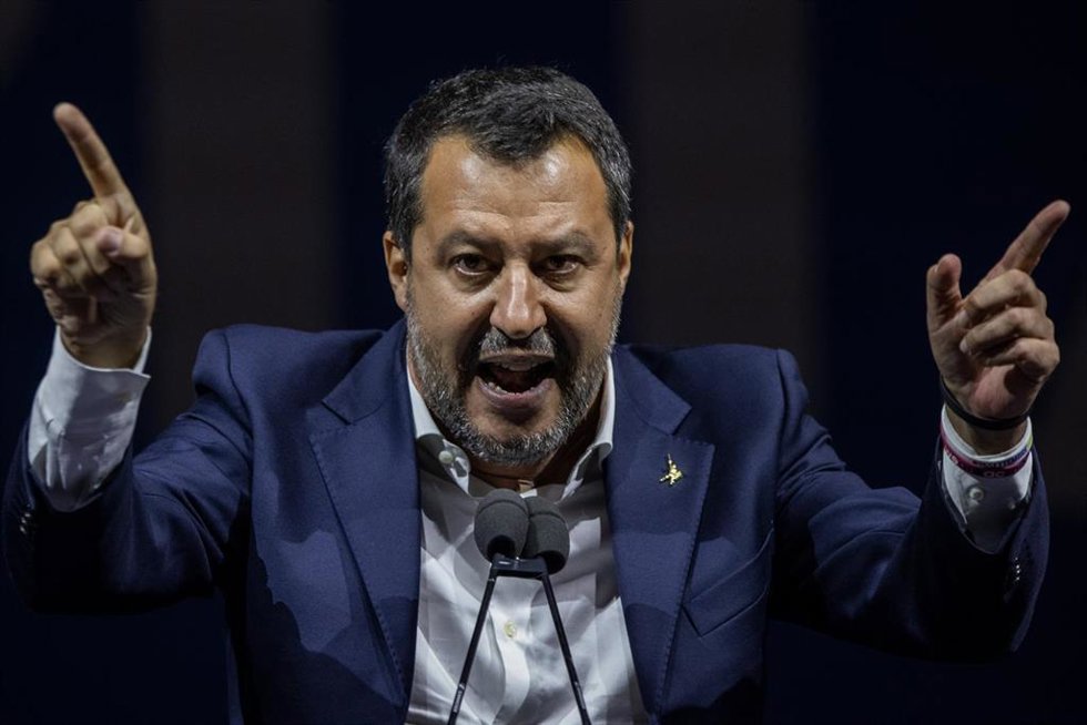 Matteo Salvini, líder de la Liga