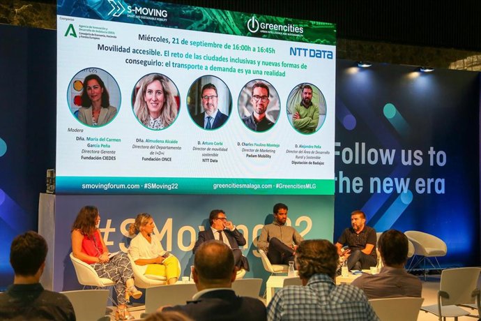 La Diputación de Badajoz presenta sus proyectos de movilidad sostenible en el Foro Greencities 2022 de Málaga.