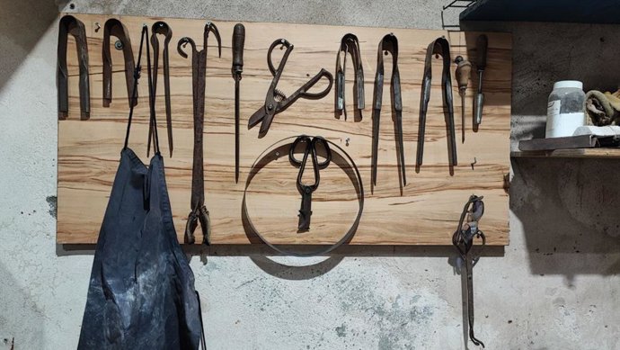 Taller de los maestros artesanos Joan Sunyer y Joan Ramon Burguera Sunyer.