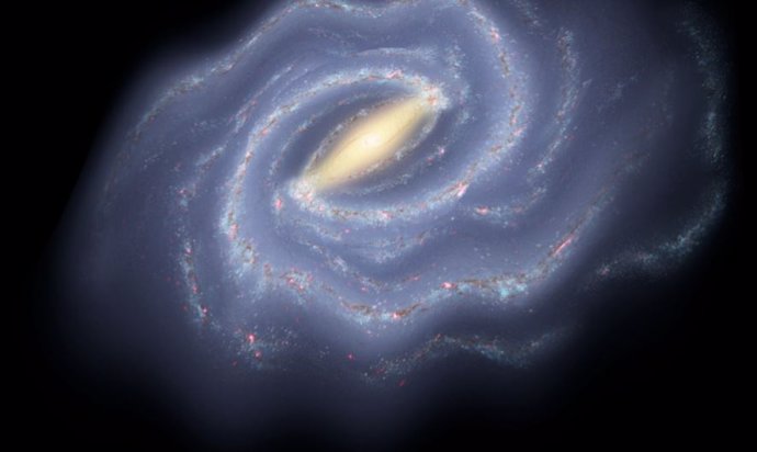 Ilustración de la Vía Láctea