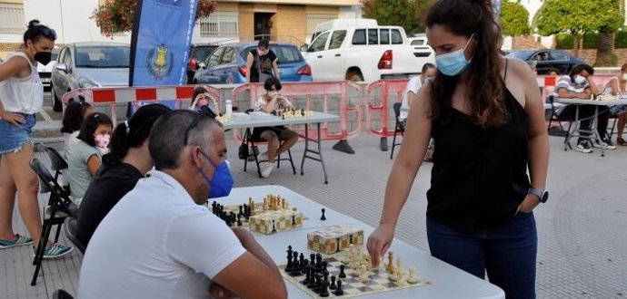 Competición de ajedrez.