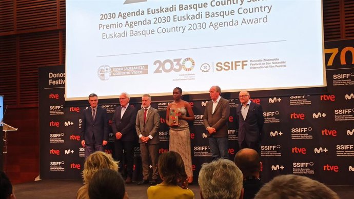 Entrega del Premio Agenda 2030 Euskadi Basque Country a los hermanos Dardenne.