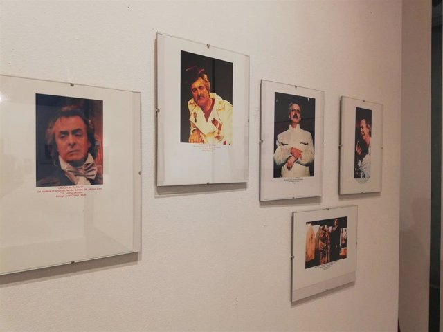 Imagen de la exposición dedicada a la trayectoria del director y actor Roberto Quintana.