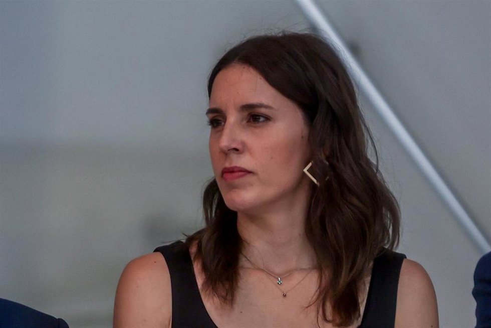 Archivo - La ministra de Igualdad, Irene Montero, durante la inauguración de la exposición 'Clara Campoamor Rodríguez: mujer y ciudadana (1888-1972)', en la Biblioteca Nacional de España (BNE), a 15 de julio de 2022, en Madrid (España).