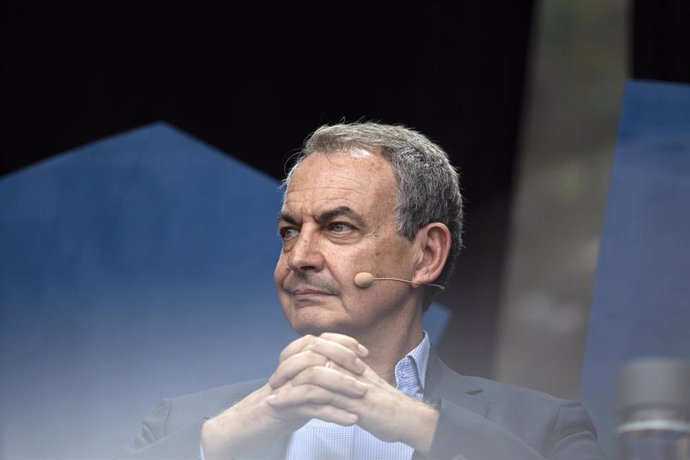 El expresidente del Gobierno José Luis Rodríguez Zapatero interviene en un debate sobre la agenda global organizado por elDiario.es, a 24 de septiembre de 2022, en Valencia