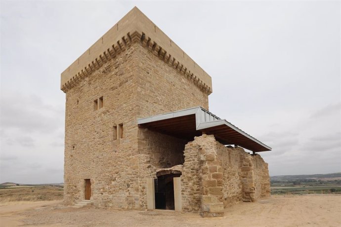 Estado actual de la Torre de Velasco en Lodosa