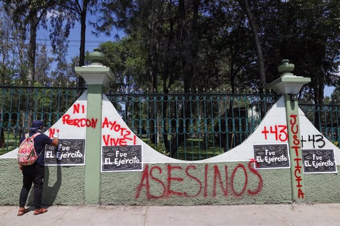 Protestas por la desaparición de los 43 'normalistas' de Ayotzinapa