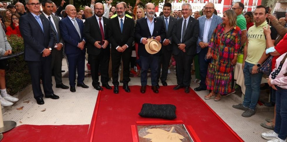 El Presidente de Aragón, Javier Lambán, asiste a la 56 Fiesta de la Vendimia.