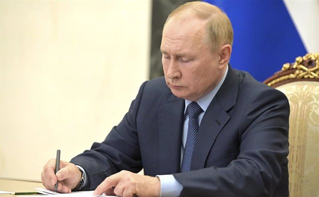 Archivo - Presidente de Rusia, Vladimir Putin, en Moscú
