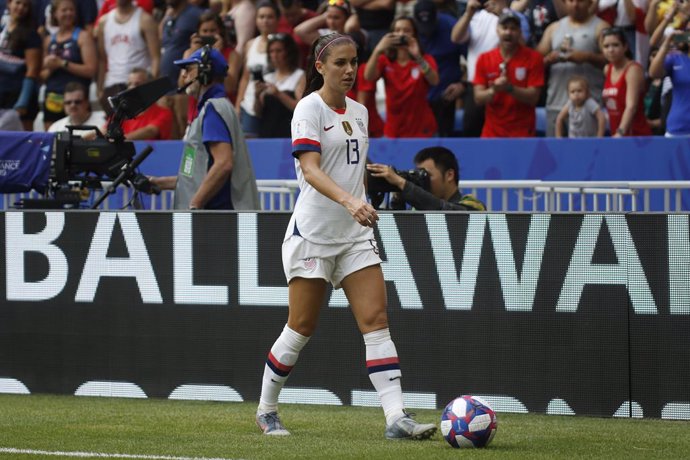 Archivo - Alex Morgan of USA during the FIFA Women's World Cup France 2019, Final football match between USA and Netherlands on July 7, 2019 at Stade de Lyon in Lyon, France - Photo Romain Biard / Isports / DPPI