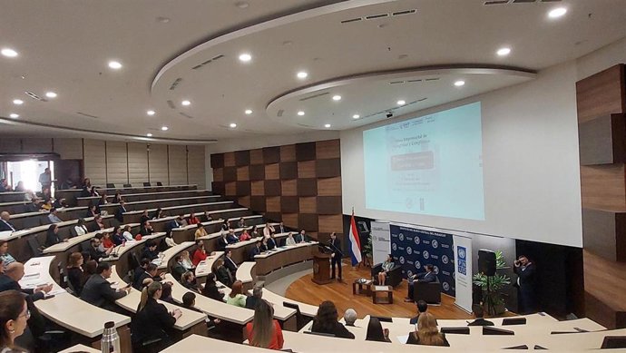 Imagen de archivo de un encuentro de la secretaría de Prevención de Lavado de Dinero o Bienes de Paraguay