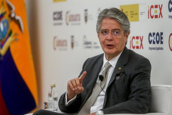 Archivo - El presidente de Ecuador, Guillermo Lasso