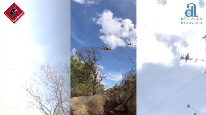Rescatado un hombre tras sufrir un síncope y perder el conocimiento en la Serra Gelada