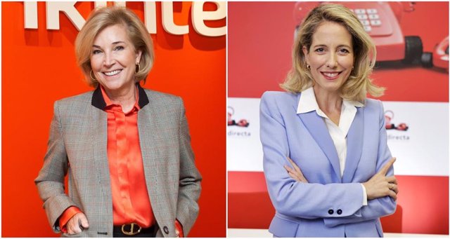 Archivo - La consejera delegada de Bankinter, María Dolores Dancausa, y la consejera delegada de Línea Directa, Patricia Ayuela.