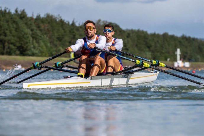 Los remeros españoles Aleix García y Rodrigo Conde
