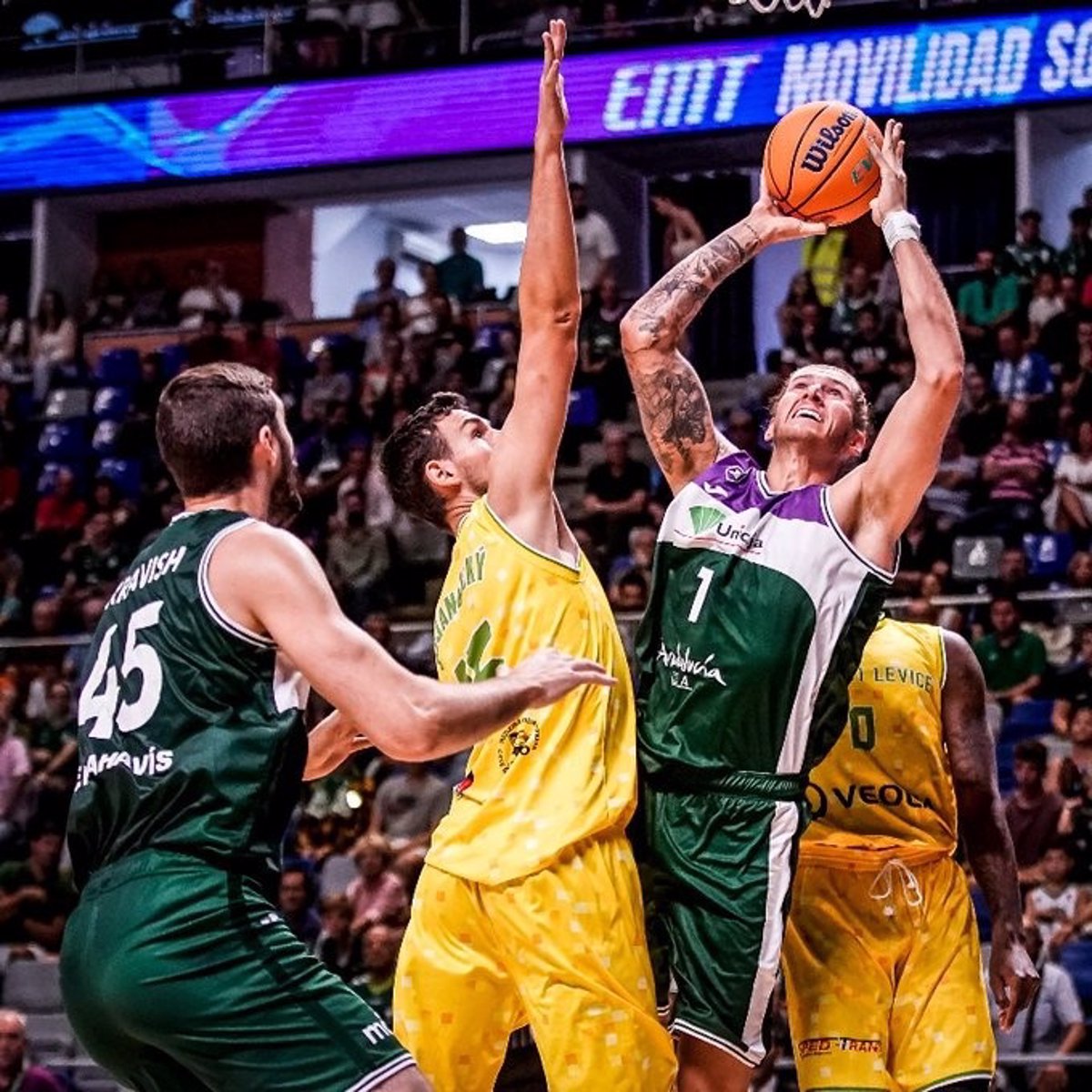Unicaja defeats Patrioti Levice and wins its ticket to the Basketball Champions League