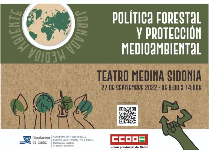 Cartel jornada 'Política Forestal y Protección Ambiental'