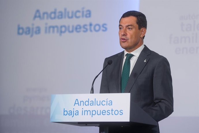 El president de la Junta d'Andalusia, Juanma Moreno