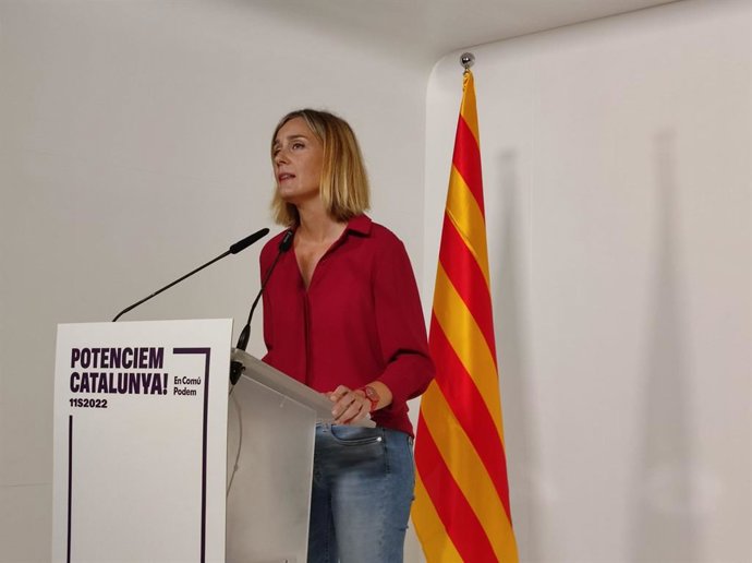 La líder dels comuns en el Parlament, Jéssica Albiach