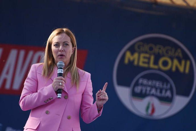 La líder del partit Germans d'Itlia, Giorgia Meloni