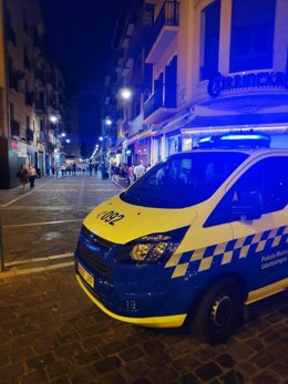 Vehículo de la Policía Municipal de Pamplona.