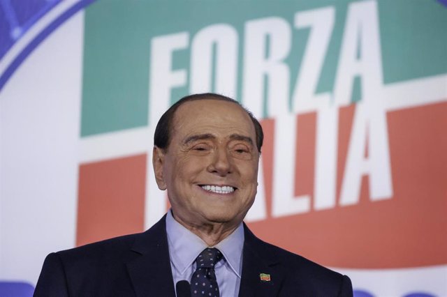 Archivo - El ex primer ministro de Italia y líder de Forza Italia, Silvio Berlusconi