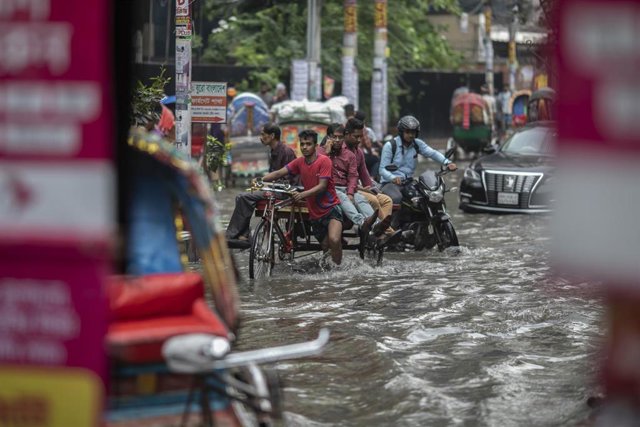 Inundaciones en Bangladesh (imagen de archivo).