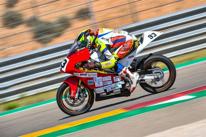 Motocicleta diseñada por la UHU y participante en el proyecto Motostudent.