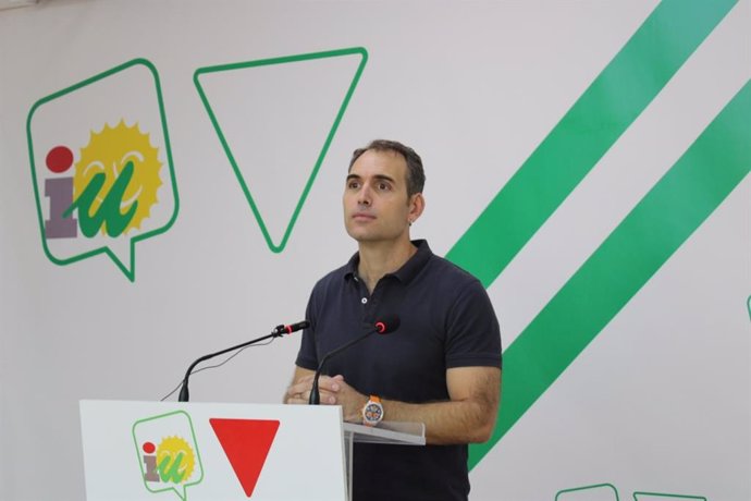 El coordinador general de IU Andalucía, Toni Valero.