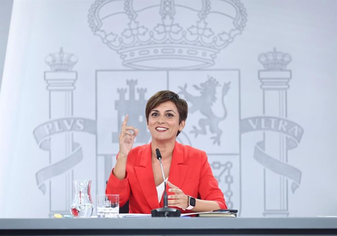 Isabel Rodrguez durant una roda de premsa recent
