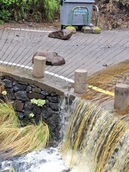 Lluvias en Santa Cruz de Tenerife por el paso de la tormenta 'Hermine'