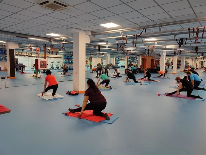 Clase de pilates en La Ribera