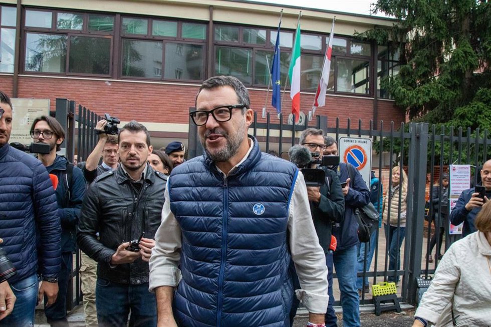 Matteo Salvini, líder de la Liga italiana.