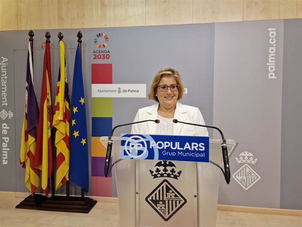 La portavoz del PP en Palma, Mercedes Celeste
