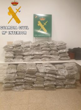 La marihuana confiscada