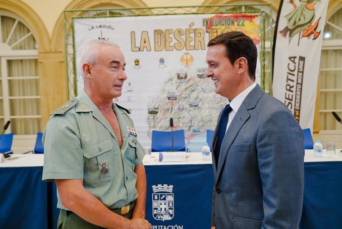Javier Aureliano García en la presentación de 'La Desértica'