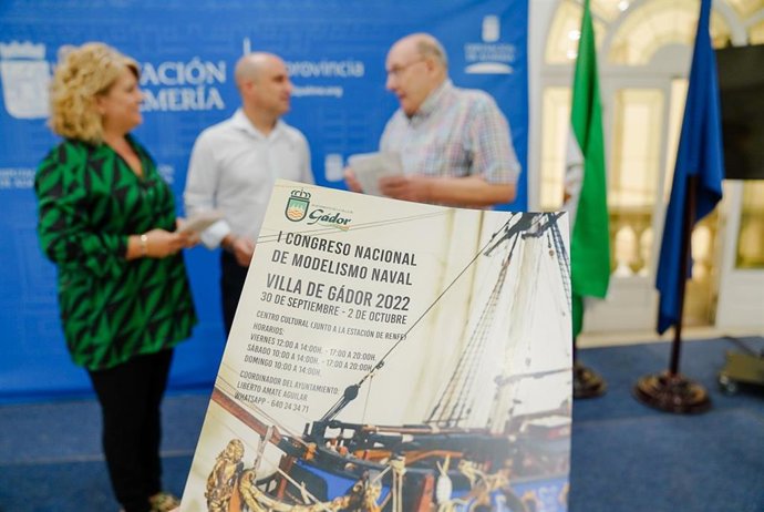 Acto de presentación del congreso de modelismo naval de Gádor (Almería)