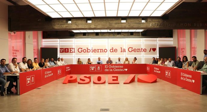 Reunió de secretaris d'Organització del PSOE a Ferraz