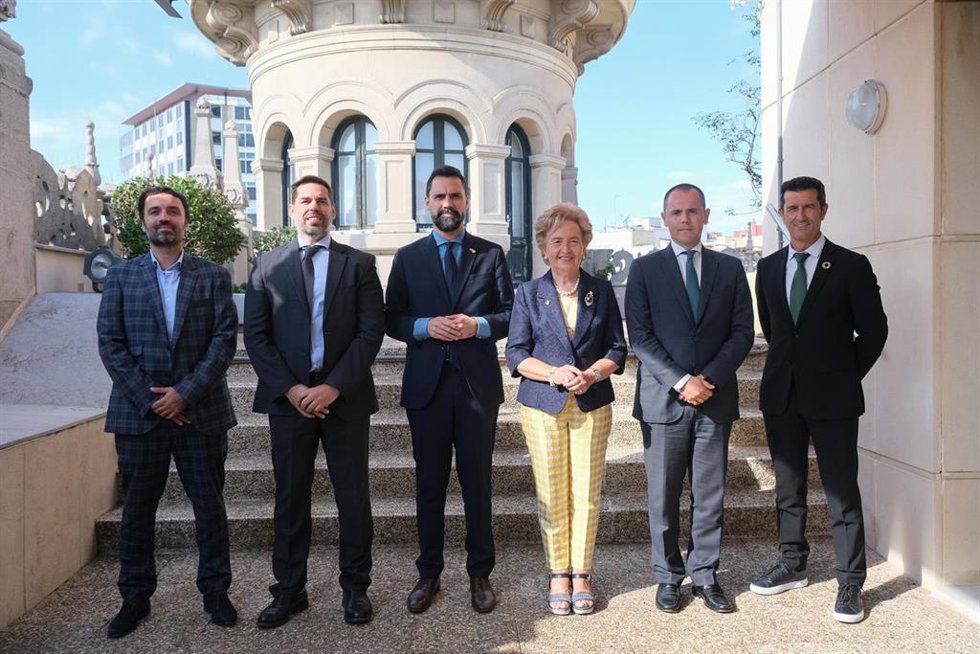 El Conseller Roger Torrent En La Presentación Del Proyecto