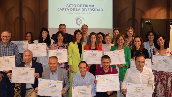 Caja Rural de Aragón se adhiere a una iniciativa europea de inclusión e igualdad y firma la Carta de la Diversidad.